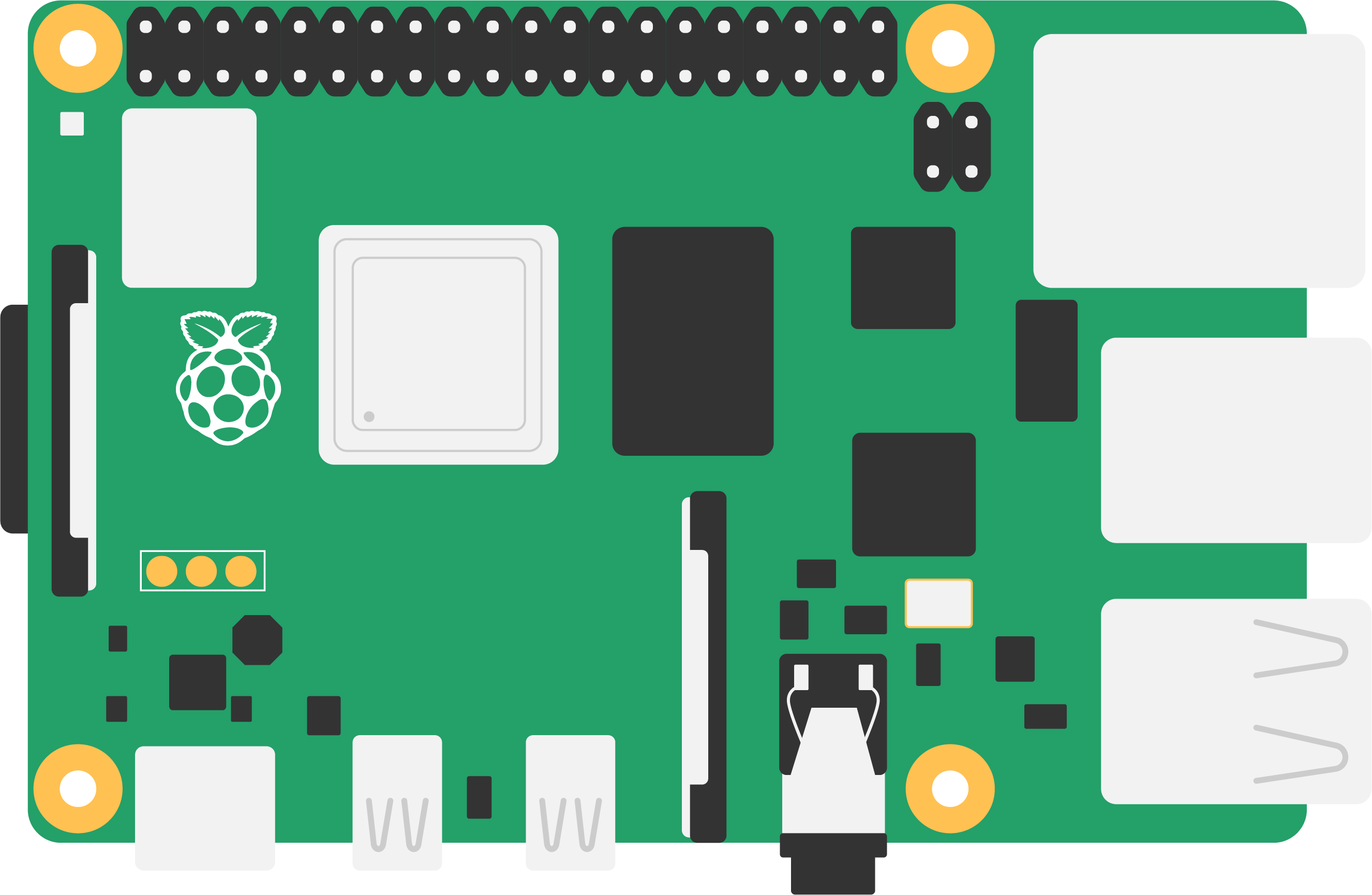 Raspberry Pi 4 board