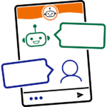 chatbot lessons for students, technochatbot icon